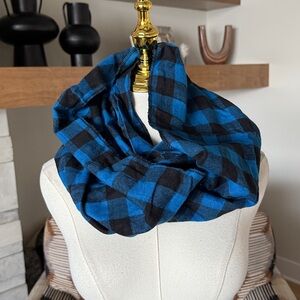 Rejoicing Day Flannel Infinity Checked Scarf